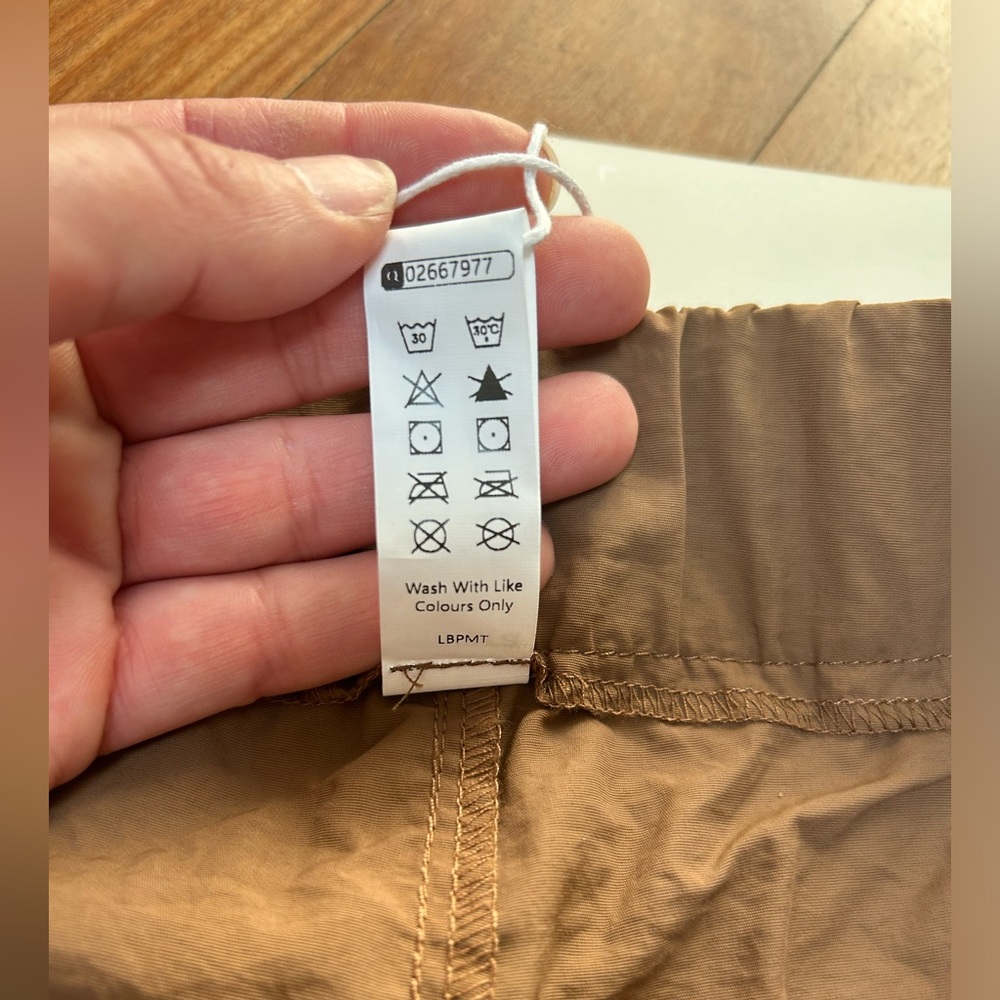 Halara Mid Rise Button Zipper Side Pocket Wide Leg Casual Cargo Pants XL - Picture 5 of 10